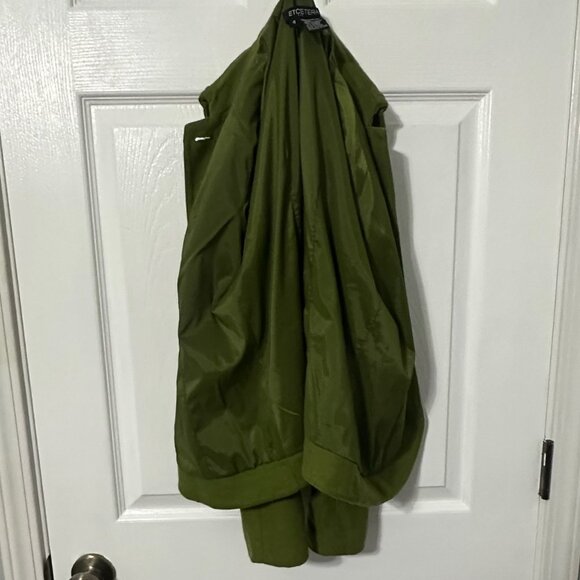 Etcetera Green Wool Vintage Military Style Jacket, Size 4 - Picture 5 of 9